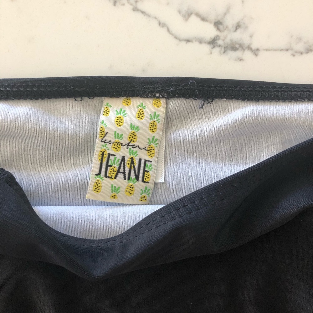 High waisted swim bottoms